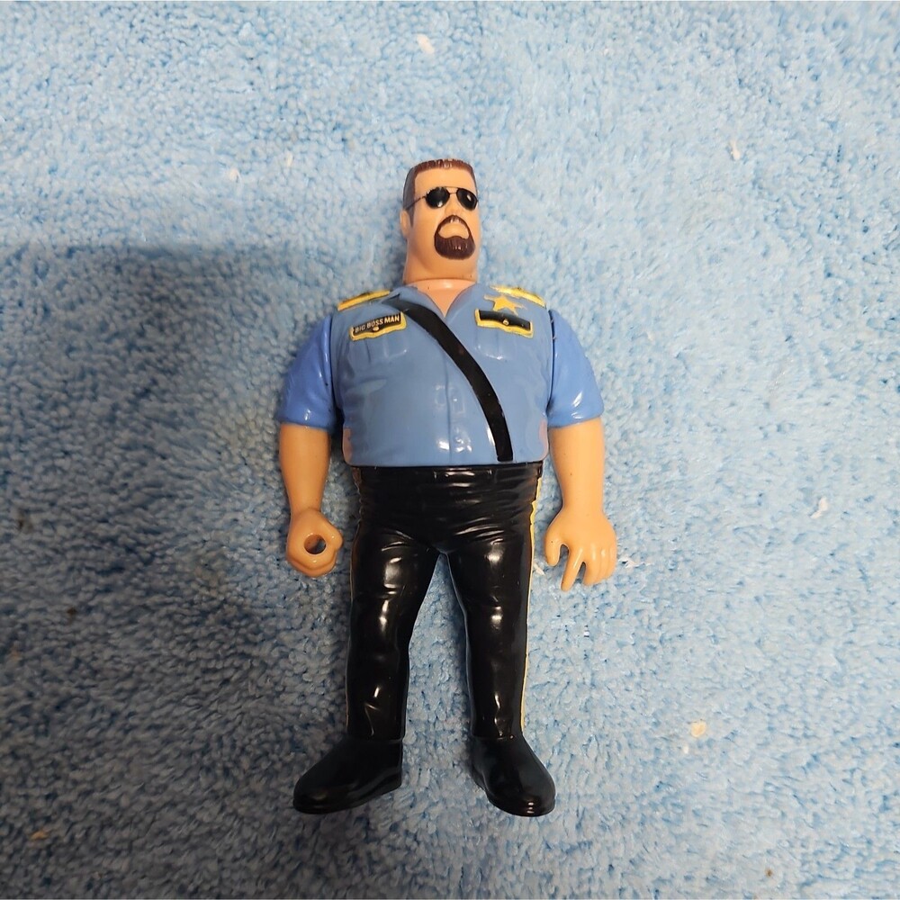 WWE WWF Hasbro The Big Boss Man Series 1 Vintage Wrestling Action Figure